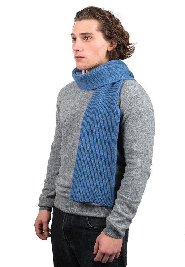 Fisherman's rib Scarf 100% Cashmere | Dalle Piane Cashmere