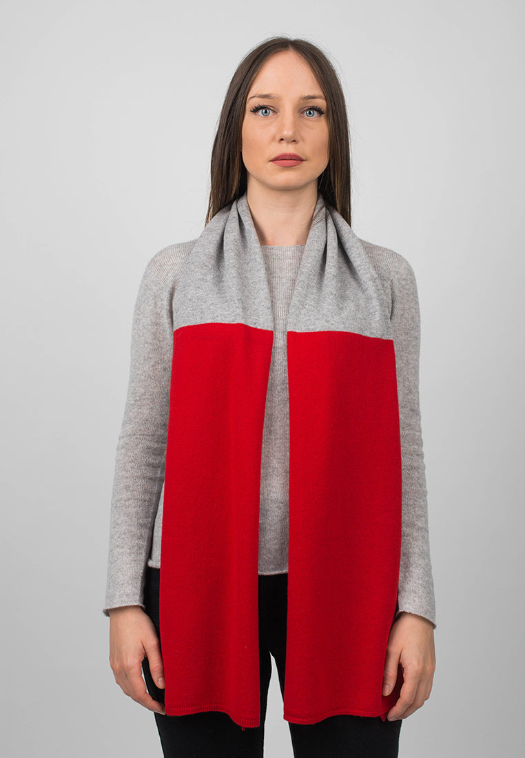 Bicolor Scarf 100% Cashmere | Dalle Piane Cashmere